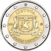 2 Euro Commemorativo Lituania 2025 - Mažoji Lietuva