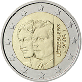 2 Euro Commemorativo Lussemburgo 2009