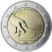2 Euro Commemorativo Malta 2011