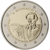 2 Euro Commemorativo Principato di Monaco 2016