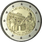 2 Euro Commemorativo Principato di Monaco 2017