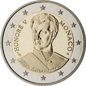 2 Euro Commemorativo Principato di Monaco 2019