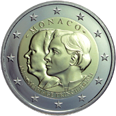 2 Euro Commemorative coin Principality of Monaco 2021