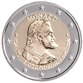 2 Euro Commemorativo Monaco 2024