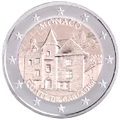 2 Euro Commemorativo Principato di Monaco 2025 - Contea di Carladès