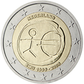 2 Euro Commemorativo Olanda 2009