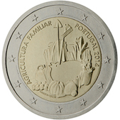2 Euro Commemorative coin Portugal 2014 - International Year of Family Farming