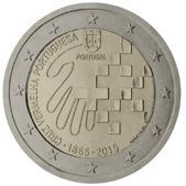 2 Euro Commemorative coin Portugal 2015 - 150 years Portuguese Red Cross