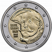 2 Euro Commemorative coin Portugal 2017 - 150 years since the birth of Raul Brandão