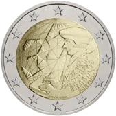 2 Euro Commemorative coin Portugal 2022 - Erasmus programme anniversary