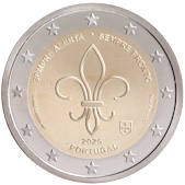 2 Euro Commemorativo Portogallo 2025 - Movimento scout mondiale