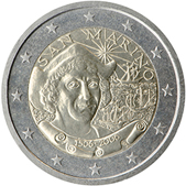 2 Euro Commemorativo San Marino 2006