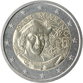 2 Euro Commemorative coin Republic of San Marino 2006