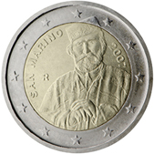 2 Euro Commemorativo San Marino 2007