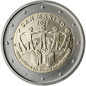 2 Euro Commemorativo San Marino 2008