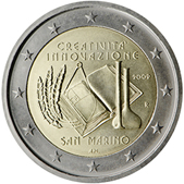 2 Euro Commemorativo San Marino 2009