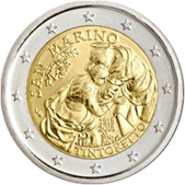 2 Euro Commemorative coin Republic of San Marino 2018 - Tintoretto