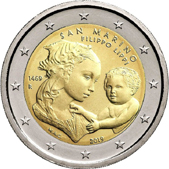 2 Euro Commemorativo San Marino 2019 - Anniversario morte Filippo Lippi
