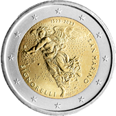 2 Euro Commemorativo San Marino 2023 - Anniversario morte Luca Signorelli 