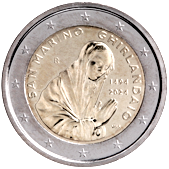 2 Euro Commemorativo San Marino 2024 - Anniversario morte Ghirlandaio 