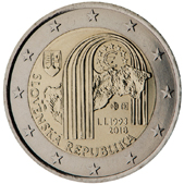 2 Euro Commemorativo Slovacchia 2018