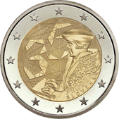 2 Euro Commemorativo Slovacchia 2022 - Anniversario programma Erasmus