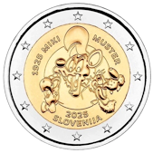 2 Euro Commemorativo Slovenia 2025 - Anniversario nascita Miki Muster