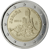 2 Euro Commemorative coin Spain 2014 - Park Güell