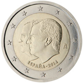 2 Euro Commemorativo Spagna 2014 - Successione al trono
