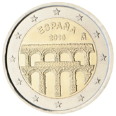 2 Euro Commemorative coin Spain 2016 - Aqueduct of Segovia