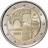 2 Euro Commemorative coin Spain 2021 - Historic city of Toledo