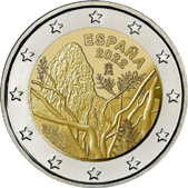 2 Euro Commemorative coin Spain 2022 - Garajonay National Park