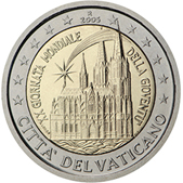 2 Euro Commemorativo Vaticano 2005