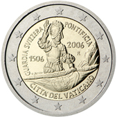 2 Euro Commemorativo Vaticano 2006