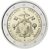 2 Euro Commemorative coin Vatican 2013 - Sede vacante