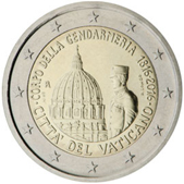 2 Euro Commemorativo Vaticano 2016 - Gendarmeria Vaticana