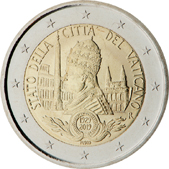 2 Euro Commemorative coin Vatican 2019 - Anniversary of the Foundation of the Vatican City State