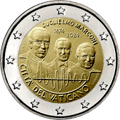 2 Euro Commemorativo Vaticano 2024 - Anniversario nascita Guglielmo Marconi