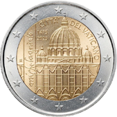 2 Euro Commemorativo Vaticano 2025 -  Anniversario nascita Michelangelo