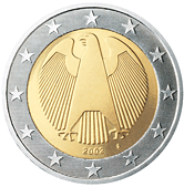 2 Euro Germany obverse