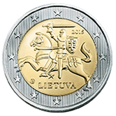 2 euro Lithuania obverse