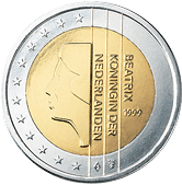 2 Euro Netherlands obverse