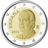 2 Euro Spain obverse 2nd type