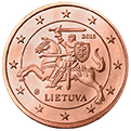 2 eurocent Lithuania obverse