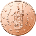 2 eurocent San Marino obverse