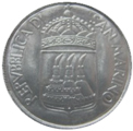 2 Lire San Marino 1973 dritto