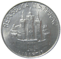 2 Lire San Marino 1984 dritto