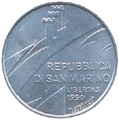 2 Lire San Marino 1990 dritto