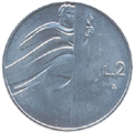 2 Lire San Marino 1990 verso