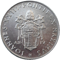 2 Lire Città del Vaticano Giovanni XXIII Concilio dritto